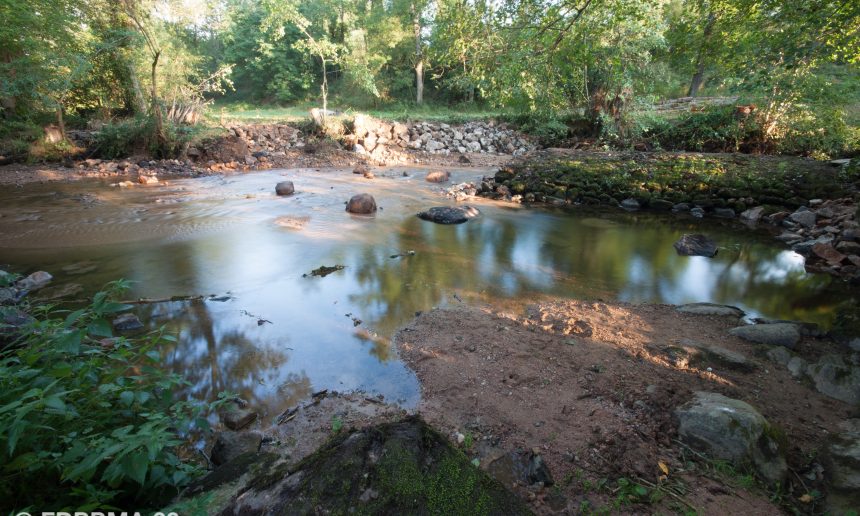 Restauration de la continuité écologique sur le Barbenan