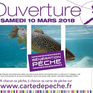 Samedi 10 mars : ouverture de la pêche à la truite