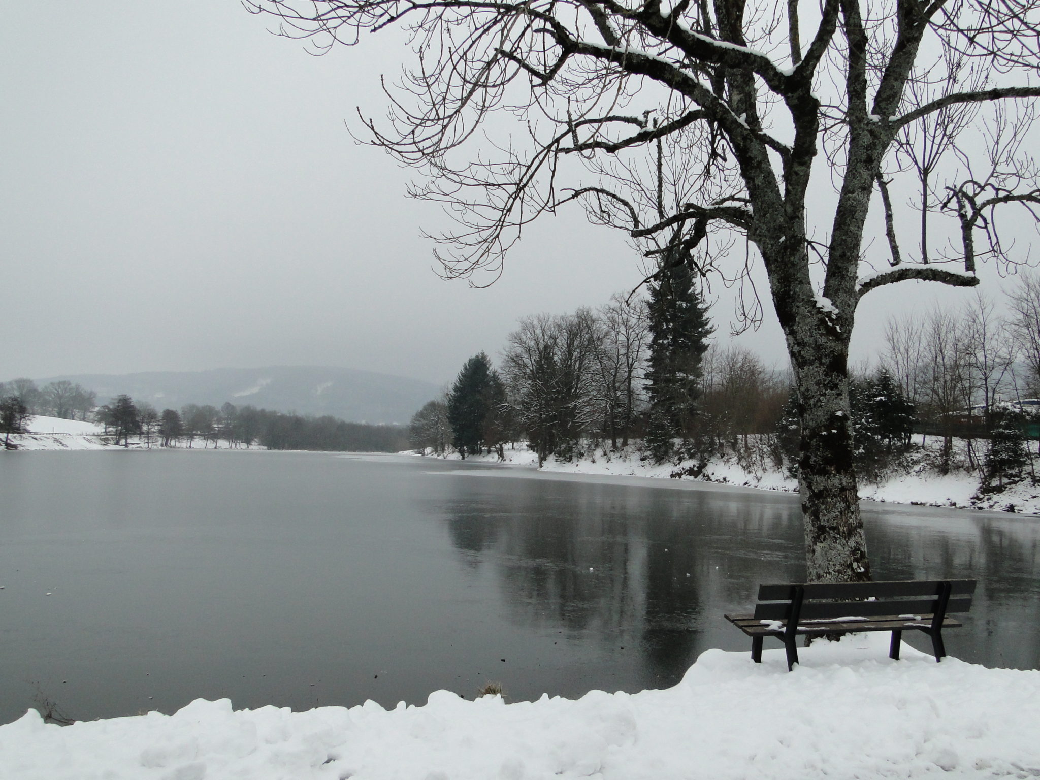 Lac des Moines ; hiver ; neige (2)