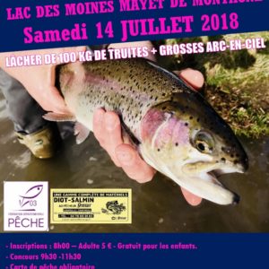 CONCOURS DE PÊCHE DU LAC DES MOINES AU MAYET DE MONTAGNE