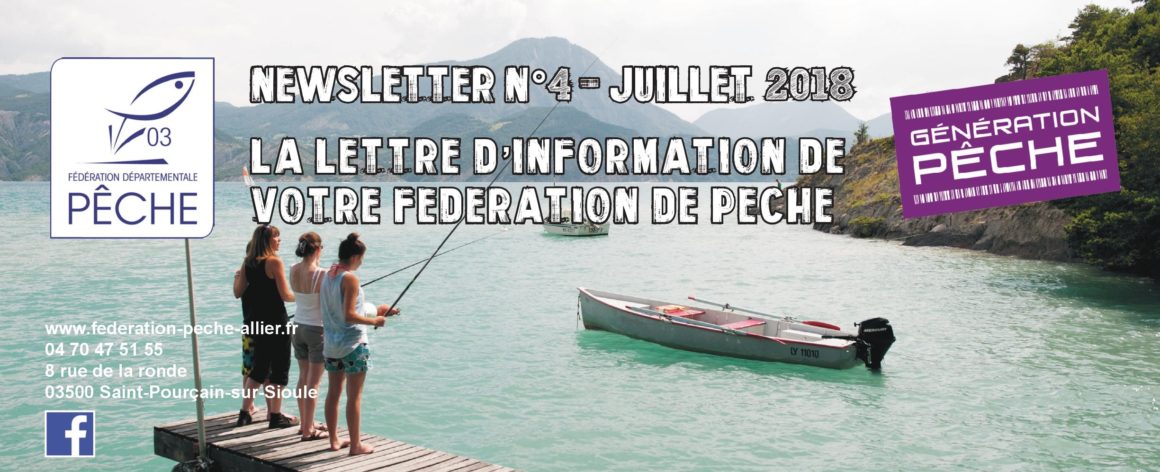 Newsletter n°4 FDPPMA03 – Juillet 2018