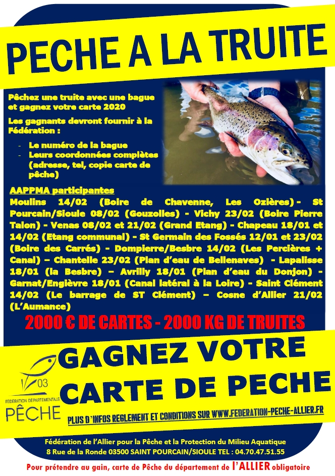 peche truite 2eme categorie