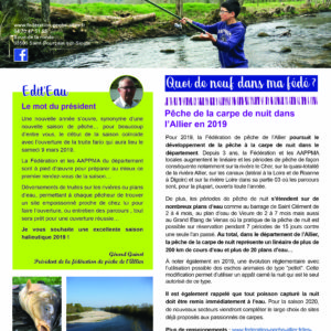 Newsletter n°5 FDPPMA03 – Février 2019