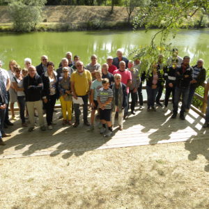 Inauguration du poste de pêche partagé au plan d’eau des Percières à Dompierre sur Besbre