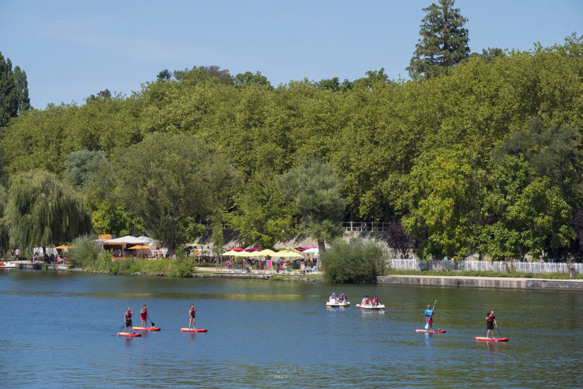 Le lac d’Allier à Vichy