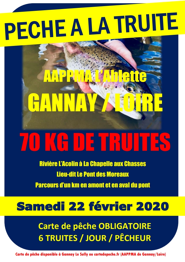 affiche truite gannay 2020