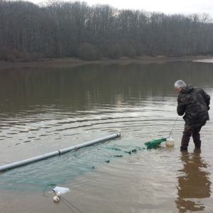 Mise en place de frayères artificielles au plan d’eau de Pirot