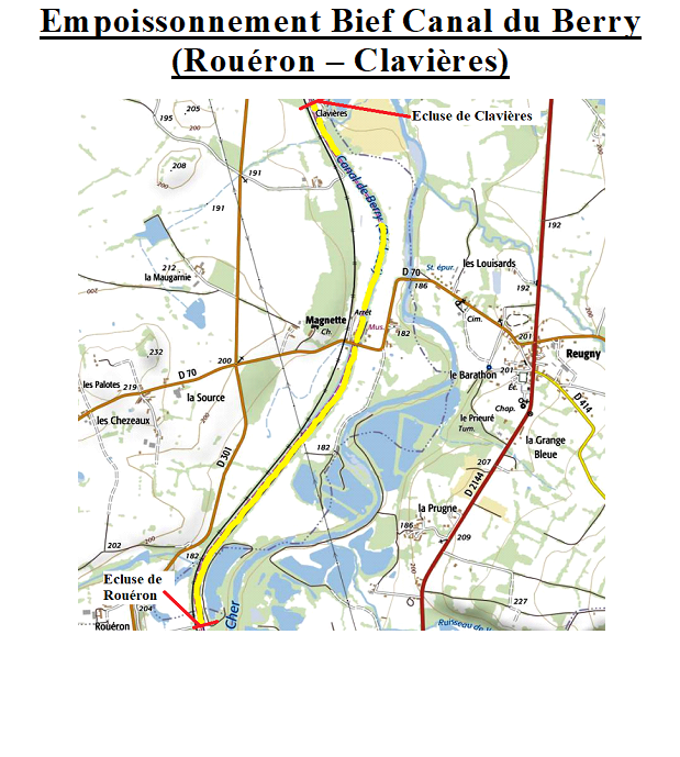 Parcours bief canal de Berry – Rouéron Clavières