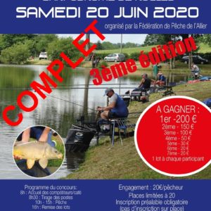 Concours de pêche au carpodrome de Rocles confirmé