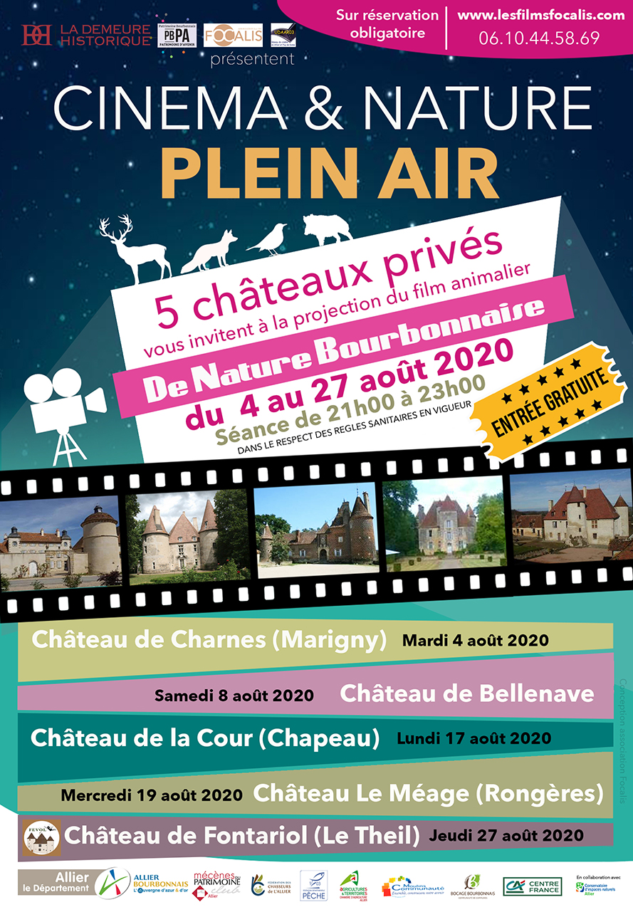 Flyer Châteaux et nature bourbonnaise