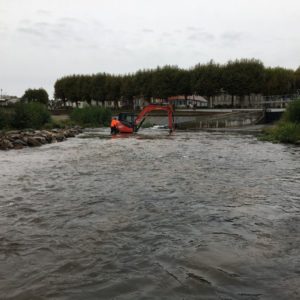 Travaux d’amélioration des conditions de migration sur la Sioule