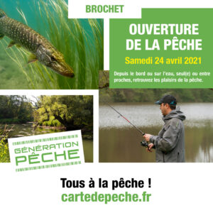 L’ouverture de la pêche du brochet en 2ème catégorie, c’est le samedi 24 avril