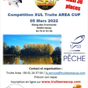 1ère édition – Compétition Truite Area Cup – Etang des Crochauds à Venas