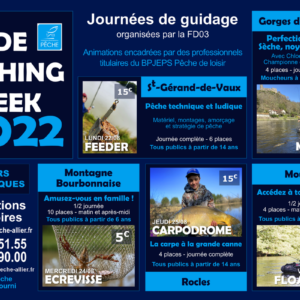 FEDE FISHING WEEK 2022, un concept innovant pour s’initier ou se perfectionner avec des pros!