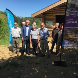 Inauguration d’un abri pêche sur le parcours labellisé du Barbenan à Arfeuilles