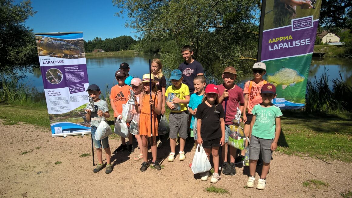 AAPPMA Lapalisse/Chatel Montagne – résultats concours “jeunes” du samedi 02 juillet 2022 au bassin Maurice