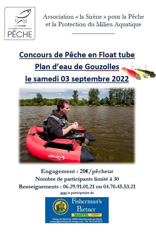 Concours float-tube septembre 2022 – affiche