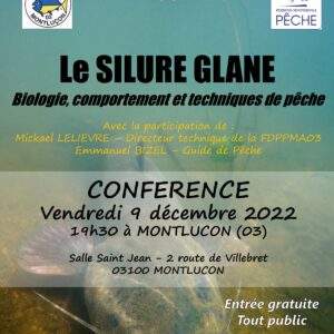 Conférence sur le silure ” Biologie, comportement et techniques de pêche”