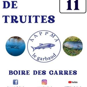 Déversement de truites Arc en Ciel à la boire des Carrés le samedi 11 février 2023