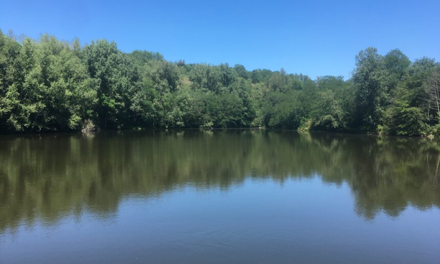 Déversement de truites au plan d’eau des Bignards