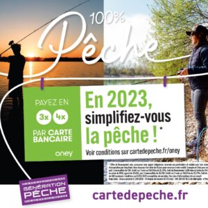 Réglez votre carte de pêche en plusieurs fois !