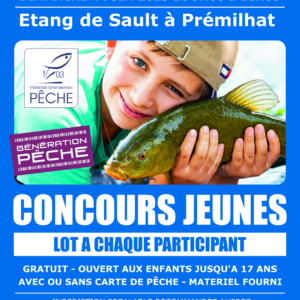 Journée de la Pêche 2023 – Concours Jeunes de pêche au coup