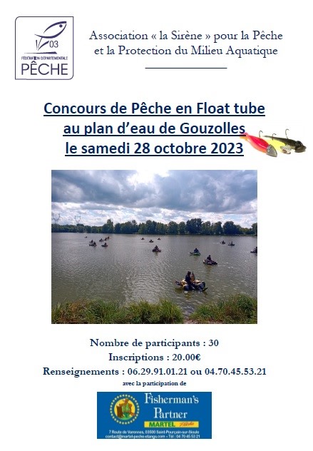 ST POURCAIN – affiche concours float-tube