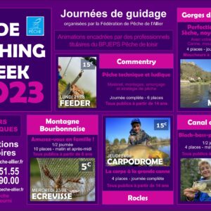 2ème édition de la FEDE FISHING WEEK pour s’initier ou se perfectionner avec des pros!