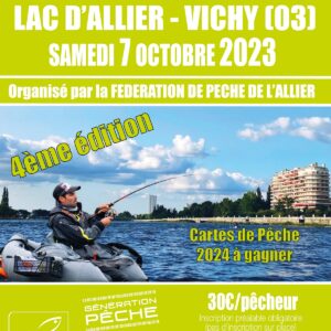 CONCOURS FLOAT-TUBE FEDERAL – Lac d’Allier à Vichy