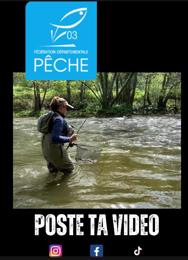 Concours vidéo “Je pêche dans l’Allier”