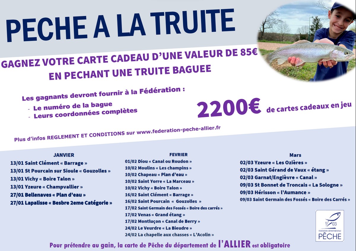 AFFICHE TRUITE BAGUEE 2024