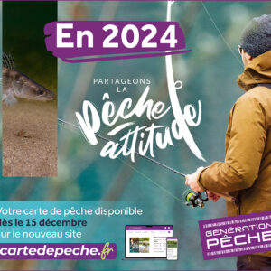 Carte de pêche 2024, c’est parti