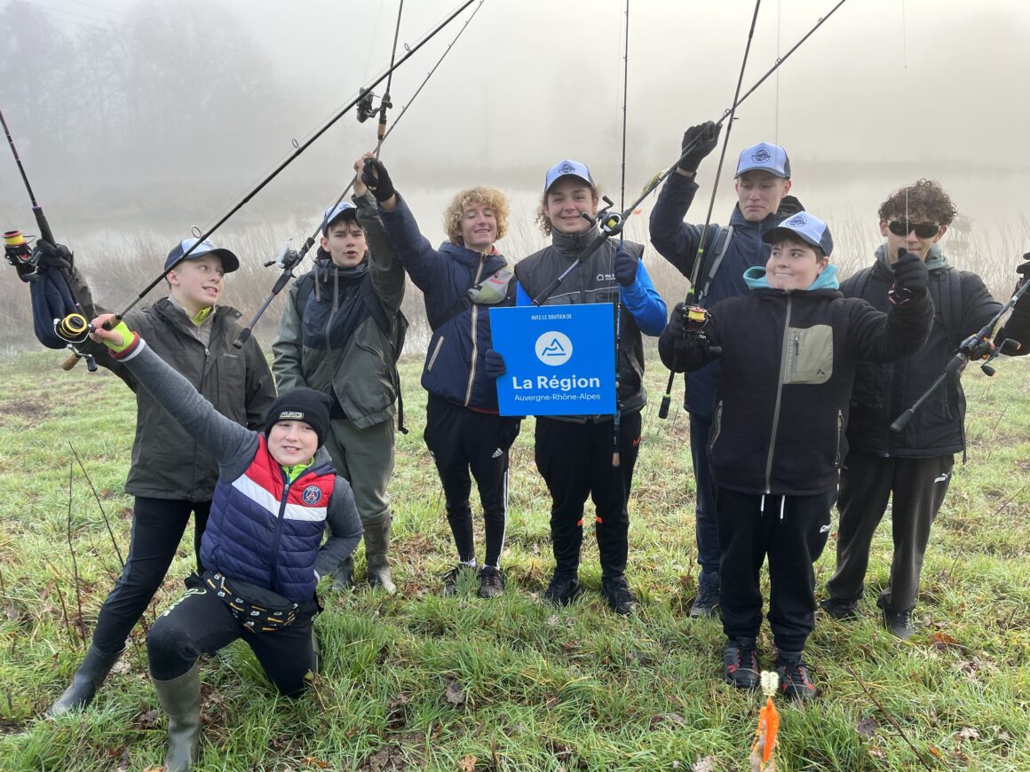 La Région Auvergne Rhone Alpes soutient l’école de pêche fédérale