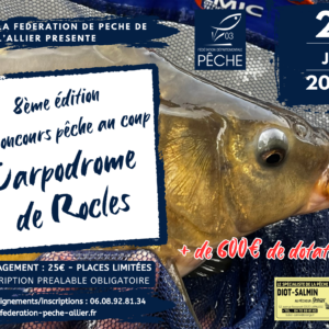 8ème édition du concours de pêche au coup du carpodrome de Rocles