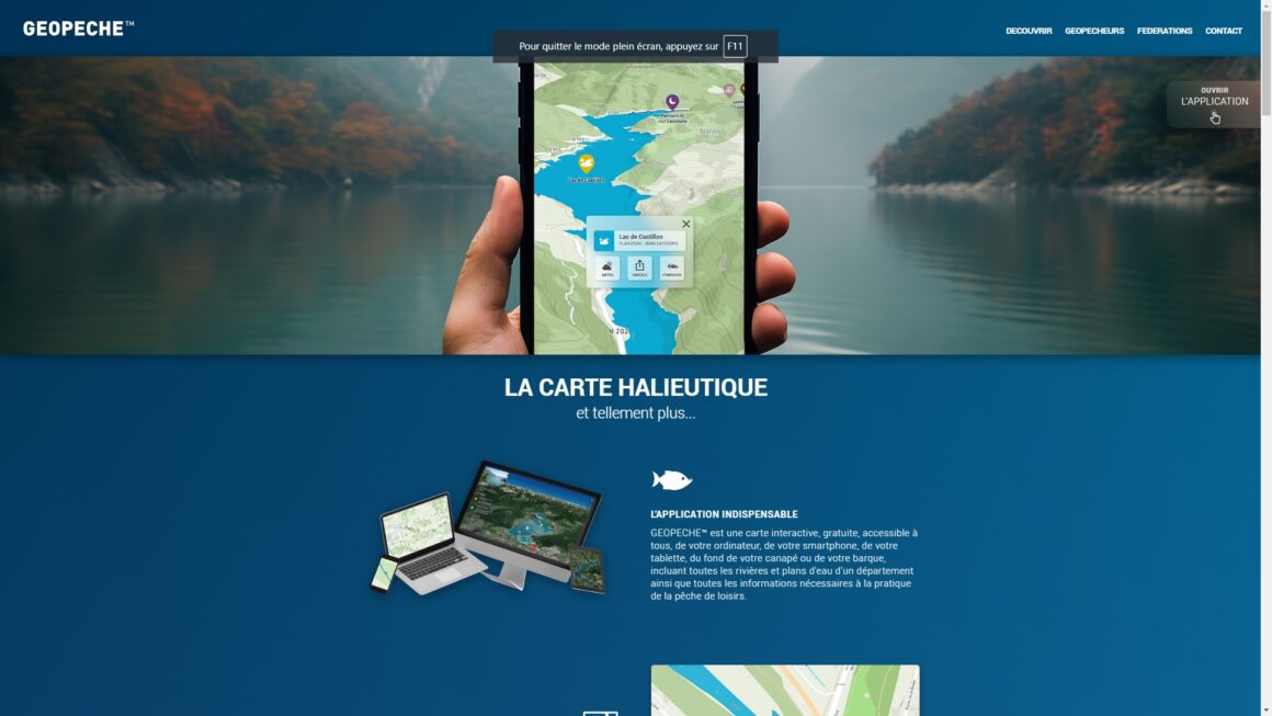 LANCEMENT DE GEOPECHE