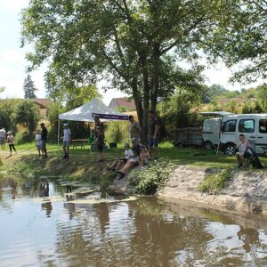 Session d’initiation des jeunes de l’école de pêche de l’AAPPMA de Meaulne