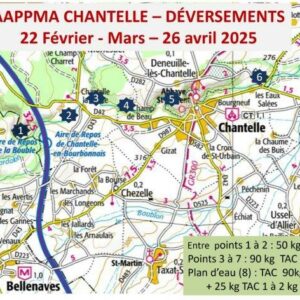 AAPPMA Chantelle – déversements de truites en février et mars 2025