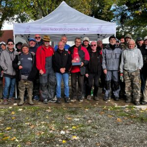 Session d’automne du concours fédéral de pêche au coup au carpodrome de Rocles