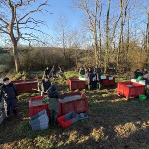 Vidange de l’étang du Pavillon au Domaine des Sallards au siège de la Fédération des Chasseurs