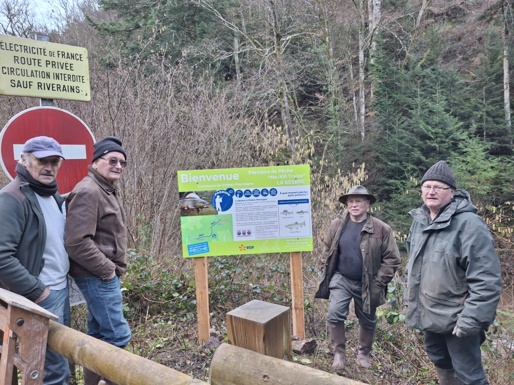 Ouverture du parcours « Passion » sur la Besbre à CHATEL MONTAGNE Ouverture du parcours « Passion » sur la Besbre à CHATEL MONTAGNE