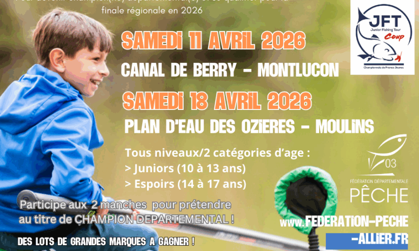 JUNIOR FISHING TOUR COUP, C’EST REPARTI JUNIOR FISHING TOUR COUP, C’EST REPARTI