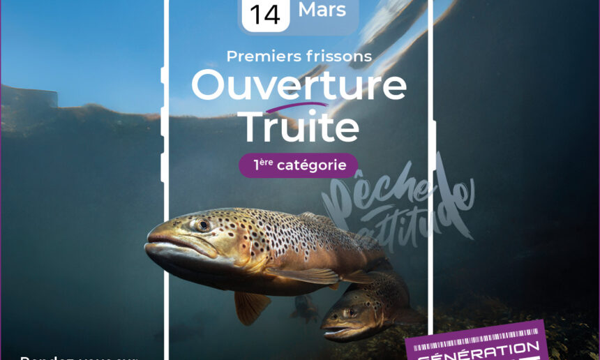 Ouverture de la pêche de la truite dans l’Allier samedi 14 mars 2026 : le coup d’envoi de la saison