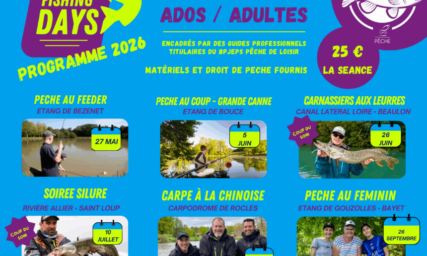 LES FEDE FISHING DAYS REVIENNENT EN 2026 !