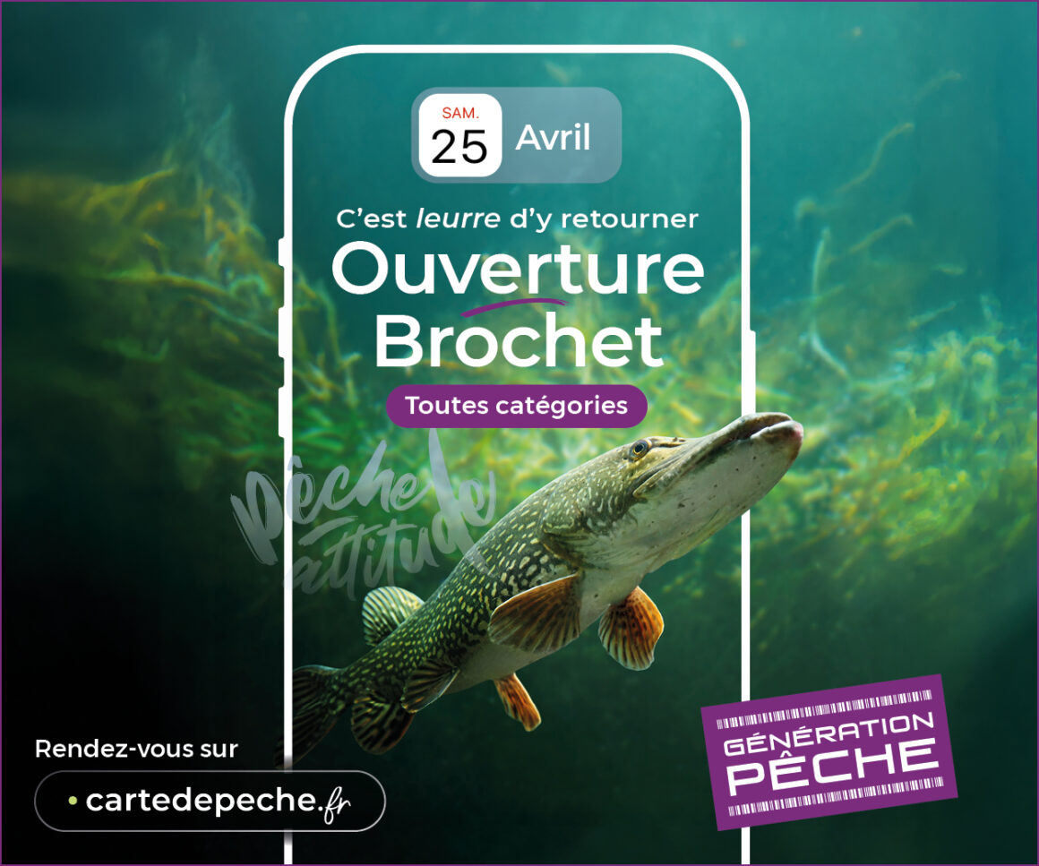 OUVERTURE DE LA PECHE DES POISSONS CARNASSIERS – SAMEDI 25 AVRIL 2026