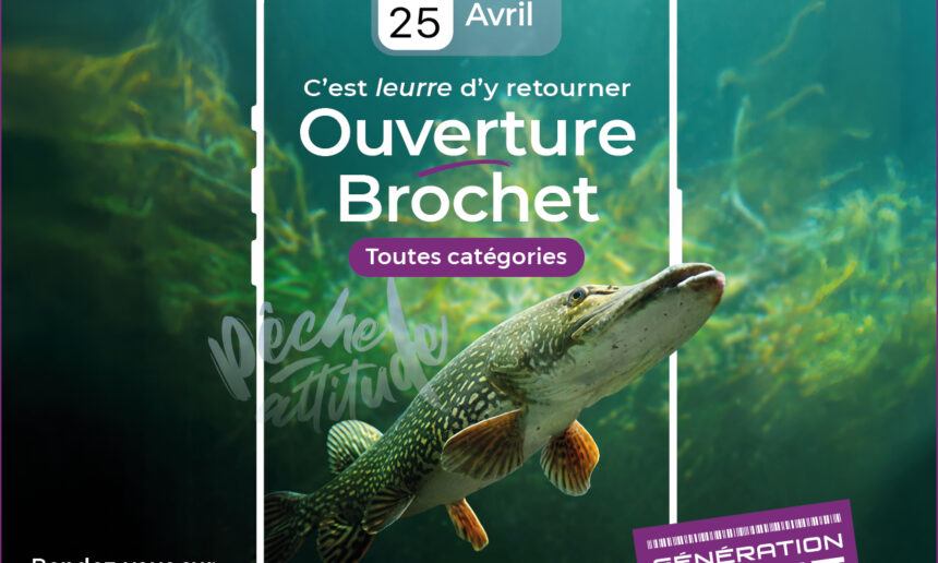OUVERTURE DE LA PECHE DES POISSONS CARNASSIERS – SAMEDI 25 AVRIL 2026
