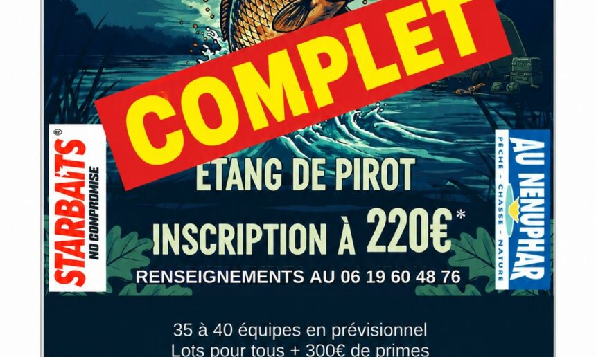 Etang de Pirot – pêche réservée du 25 au 28 juin (manifestation AAPPMA) Etang de Pirot – pêche réservée du 25 au 28 juin (manifestation AAPPMA)